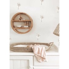 Sticker Sepetim Mini Papatya Çizgisel Duvar Sticker Set