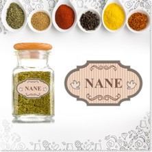 Sticker Sepetim Baharatlık I Vintage Etiket - Sticker Seti