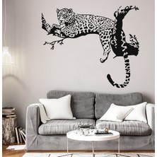 Sticker Sepetim Leopar Dekoratif Duvar Sticker