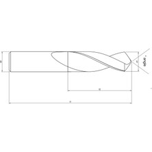 Tissenbach Ø5.5 Karbür Matkap