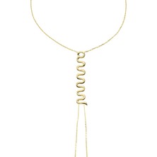 Engingold 14K Altın Yılan Model Şahmeran