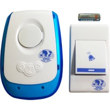Kirgil Kablosuz Wireless 32 Melodili Kapi Zili 007 Mavi