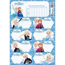 Keskin Color Frozen Ders Program Etiketi
