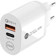 Julour 20W Qc 3.0 Hızlı Şarj USB Adaptörü (Yurt Dışından)