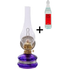 Kuzgun Online Shop Mor Büyük Nostaljik Gaz Lambası & 750 ml Gaz Yağı