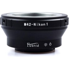 Fusnid Nikon1 J1/j2/j3/v1/v2/v3 Kamera ile Uyumlu M42 Lens (Yurt Dışından)