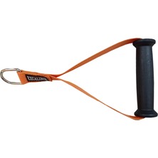 Excalibur Fitness Direnç Lastiği Elciği Ağırlık Çekiş Aparatı Elcik -  25 cm Tek Turuncu