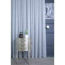 Perhal Grek Petek Zemin 1-2,5 Normal Pileli Etekleri Kurşunlu Tül Perde