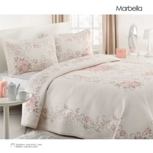 Moda Voce Marbella Çift Kişilik Jakarlı Dokuma Yatak Örtüsü 260 x 260 cm