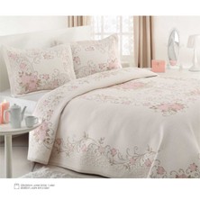 Moda Voce Marbella Çift Kişilik Jakarlı Dokuma Yatak Örtüsü 260 x 260 cm