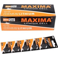 Maxima CR2016 3V Lityum Düğme Pil 5'li
