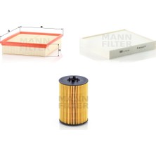 Mann Fılter Audi A1 (8x) 1.6 Tdi 116 Hp 14-18 Mann Filtre Bakım Seti