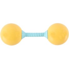 Zuzu Toys Bebek Çıngırak Halter Çıngırak (Dumbell Çıngırak) (14 Cm) Sarı