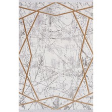 Seyran Halı Venedik 612 Sarı Seyran Halı Modern Desen Makine Halısı
