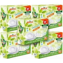 Max Green 5'li Set Bulaşık Makinesi Tableti Bitkisel 150 Tablet