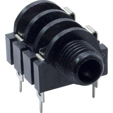 Acenter Gitar Jack Şase Yatık Mono (6.3mm)  (IC-241)