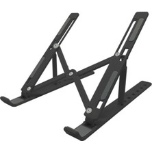 Acenter 7 Kademeli Ayarlı Katlanabilir Laptop Tablet Standı Siyah