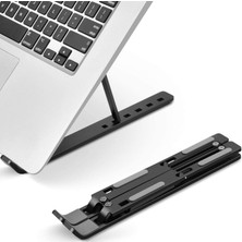 Acenter 7 Kademeli Ayarlı Katlanabilir Laptop Tablet Standı Siyah