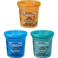 Play-Doh Slime 3'lü Hamur Metalik Turuncu + Metalik Mavi + Metalik Turkuaz