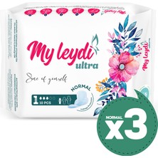 Myleydi Ultra Hijyenik Ped Normal 10'lu 3 Paket