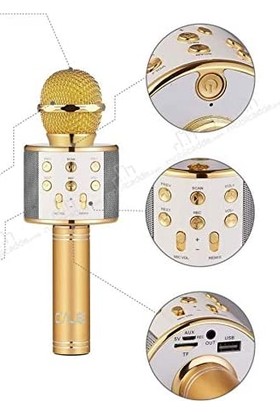 Wster Microsonic Karaoke Bluetooth Mikrofon