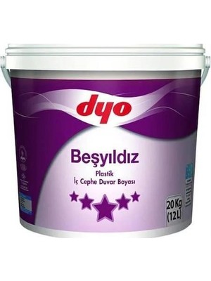 Dyo Beşyıldız Plastik Iç Cephe Boyası 10 kg