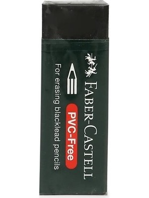 Faber-Castell Pvc Free Siyah Silgi No: 20 3'lü