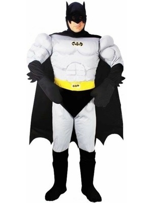 Bkmc Yetişkin Batman Kostümü Kaslı