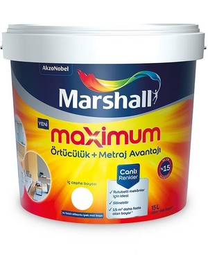 AlanSansli Marshall Maximum Silikonlu Iç Cephe Boyası 2.5 Lt