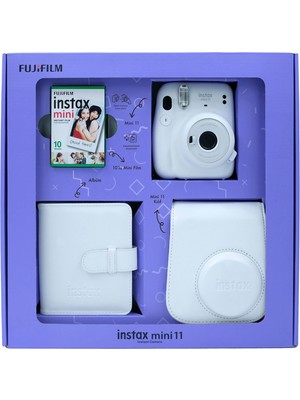 Instax Beyaz Mini 11 Renkli Özel Kutulu Set