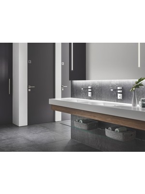 Grohe Eurocube E Ankastre Fotoselli Lavabo Bataryası, Tek Su Girişli 36442000