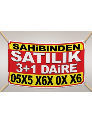 Sufi Dijital Satılık Branda Afiş Pankart 70X150 cm