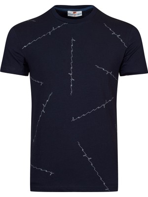 Bearraybon Erkek Sıfır Yaka T-Shirt