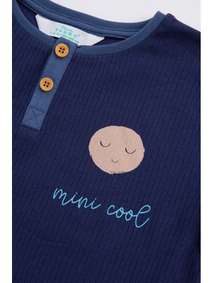 Penti Mavi Erkek Çocuk Mini Cool 2li Pijama Takımı