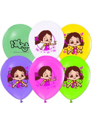 Hayaller Dükkanı Balon 4+1 Niloya Baskılı Pastel Pk:10