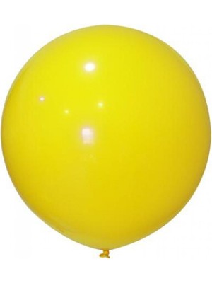 Hayaller Dükkanı Balon Jumbo Düz 24 Inc Sarı Pk:3