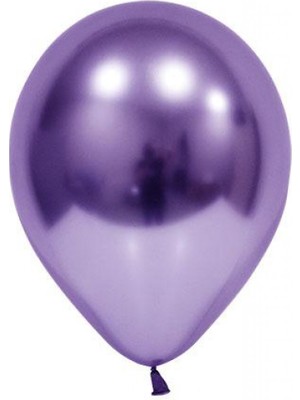 Hayaller Dükkanı Balon Krom Parlak 12 Inc Violet Mor