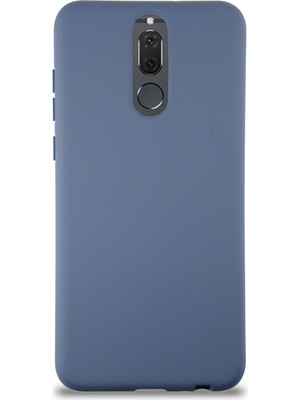Kzy Huawei Mate 10 Lite Kapak Içi Kadife Lansman Silikon Kılıf - Petrol Mavisi