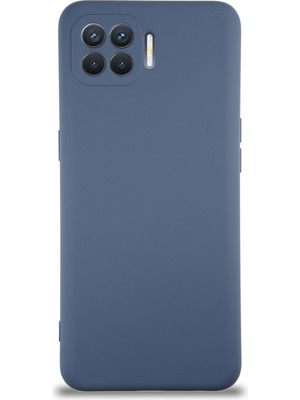 Kzy Oppo Reno 4 Lite Kapak Içi Kadife Kamera Korumalı Lansman Silikon Kılıf - Petrol Mavisi