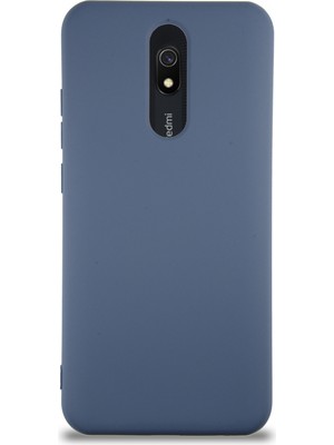 Kzy Xiaomi Redmi 8A Kapak Içi Kadife Lansman Silikon Kılıf - Petrol Mavisi