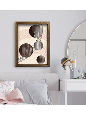 Bk Gift Yatak Odası Konseptli Doğal Masif Ahşap Çerçeveli Tablo-51