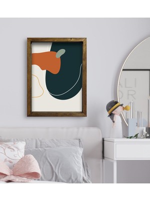 Bk Gift Yatak Odası Konseptli Doğal Masif Ahşap Çerçeveli Tablo-42