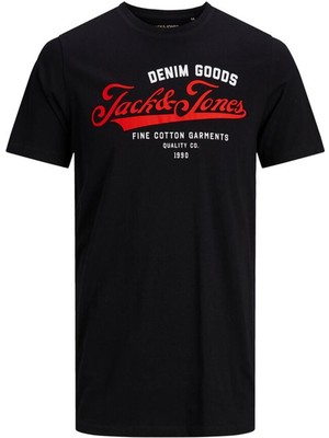 Jack & Jones 12180867 On Denım Goods Yazılı T-Shirt