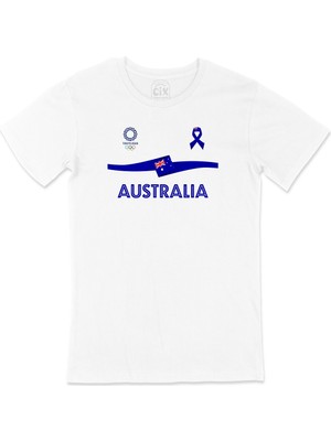 Cix Avustralya Tokyo 2020 Olimpiyatları Tişört