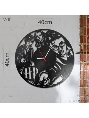 Standarts W'clock Dekoratif Duvar Saati - Harry Potter