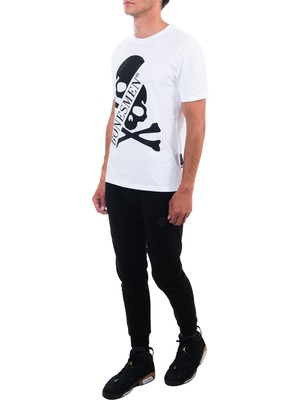 Bonesmen Yuvarlak Yaka T-Shirt Parlak Skull