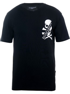 Bonesmen Yuvarlak Yaka T-Shirt Double Skull