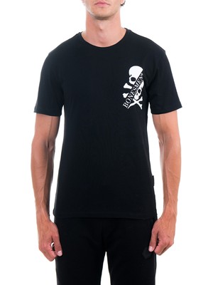 Bonesmen Yuvarlak Yaka T-Shirt Double Skull