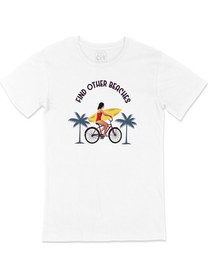Cix Sahil Sörf Bisiklet Tişört
