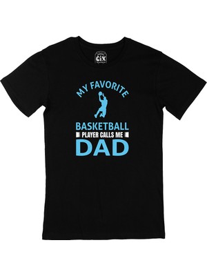 Cix Basketball Father Siyah Tişört